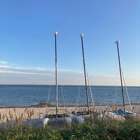 Ferienhaus Wellness Ferienhaus Meerjungfrau inklusive Infrarotsauna und Strandkorb am Strand
